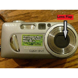 Как исправить застрявшую крышку объектива Sony Cyber-shot DSC-P10
